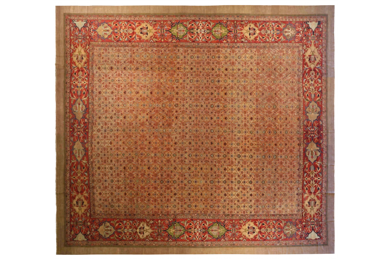 Antique Persian Sultanabad Transitional Rug 13615