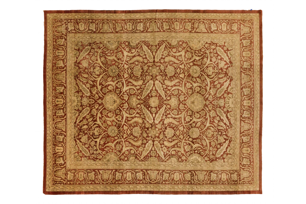 Persian Tabriz Transitional Rug 13661