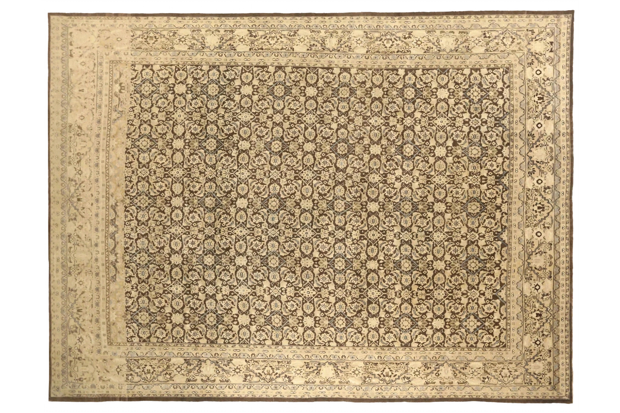 Antique Persian Mahal Transitional Rug 13672