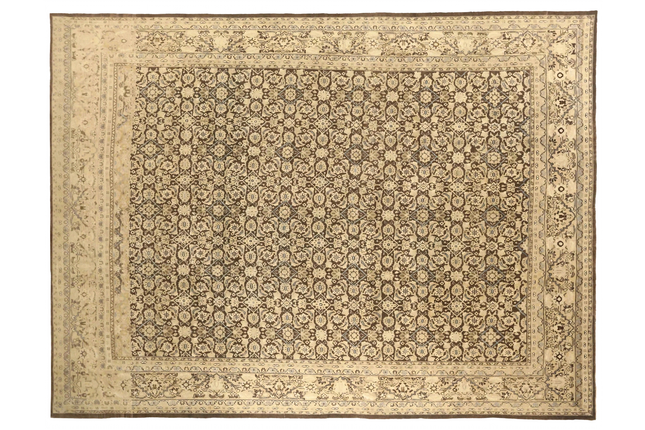 Antique Persian Mahal Transitional Rug 13672