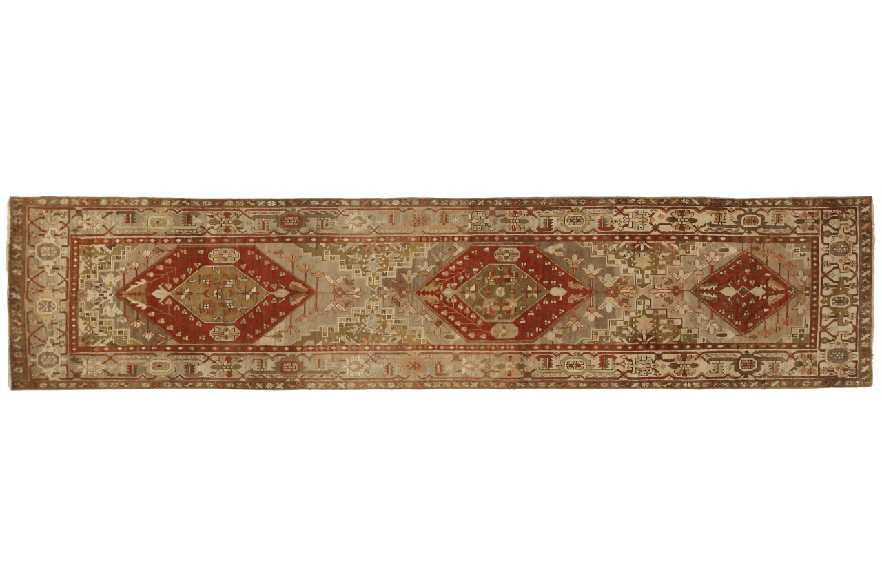 Antique Persian Azarbaijan Transitional Rug 13701