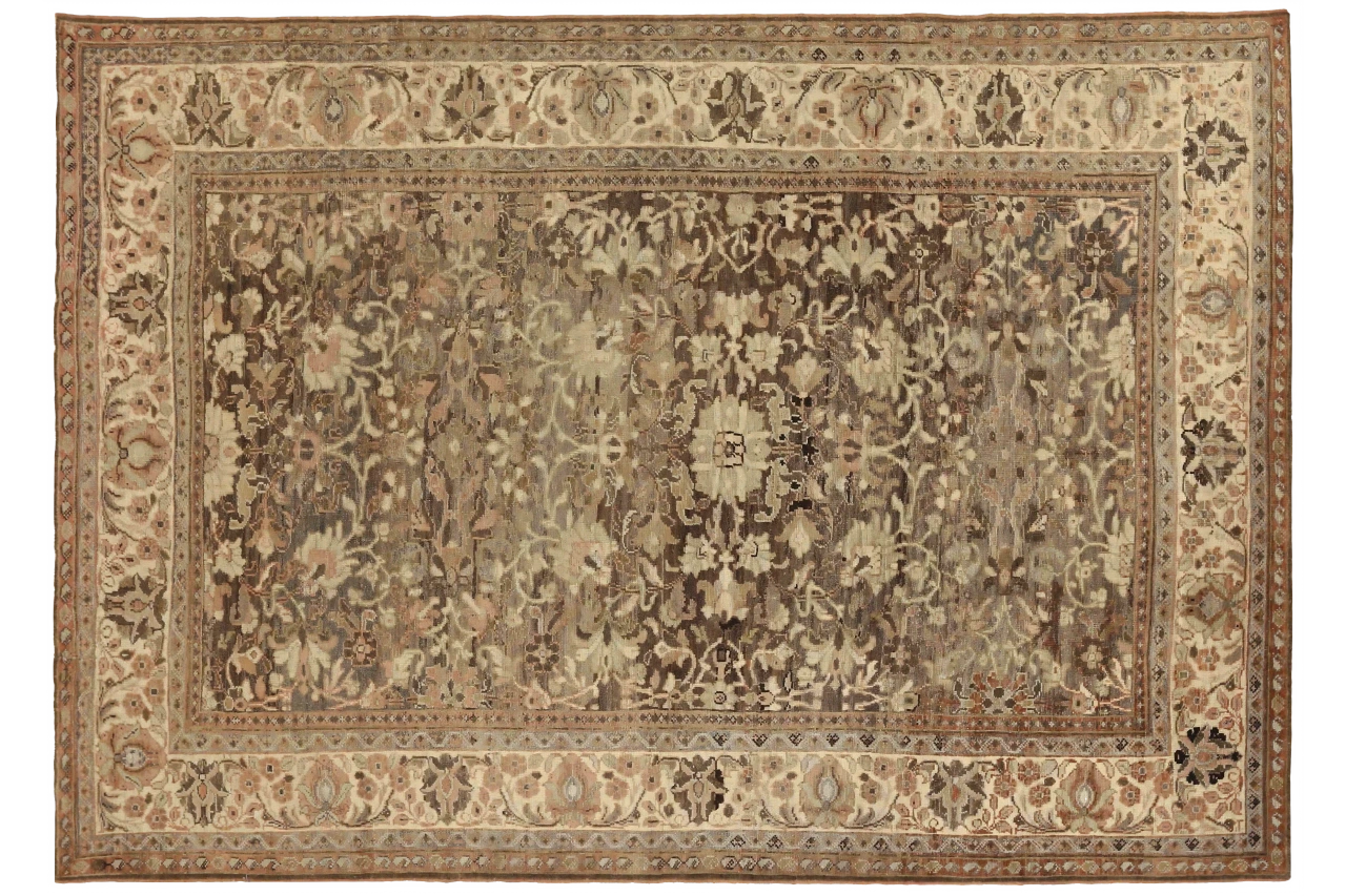 Antique Persian Mahal Transitional Rug 13778