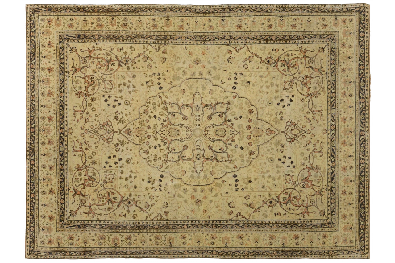Turkey Tabriz Transitional Rug 13840