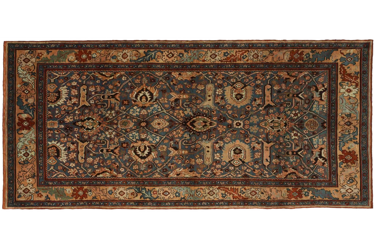 Turkey Bijar Traditional Rug 13890