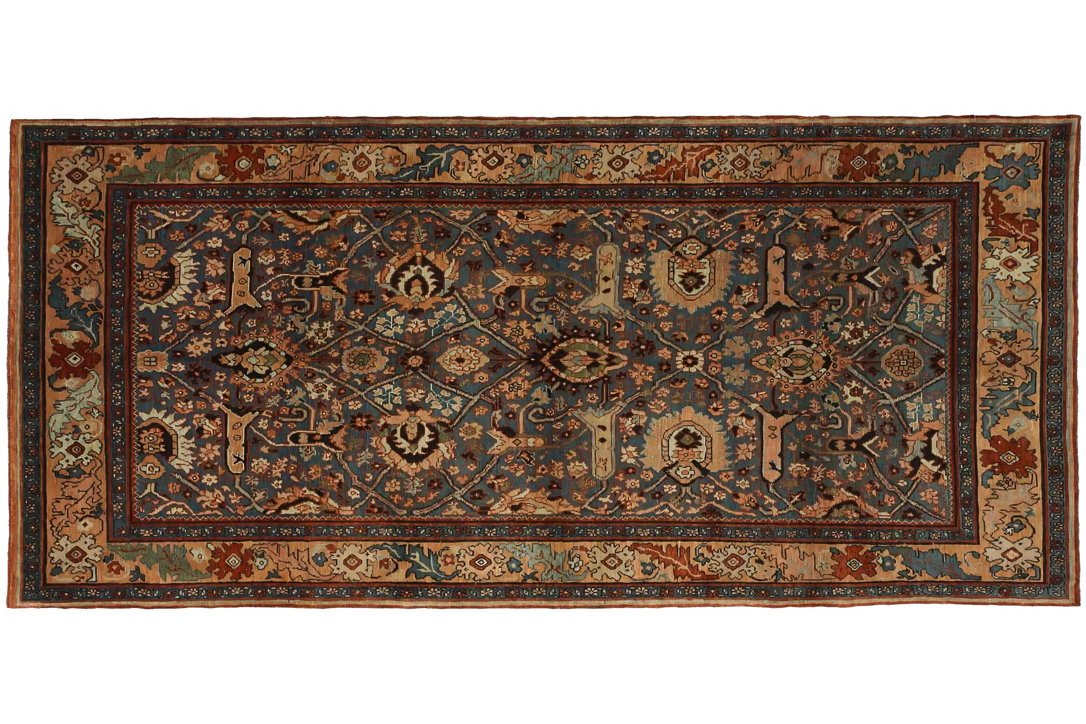 Turkey Bijar Traditional Rug 13890