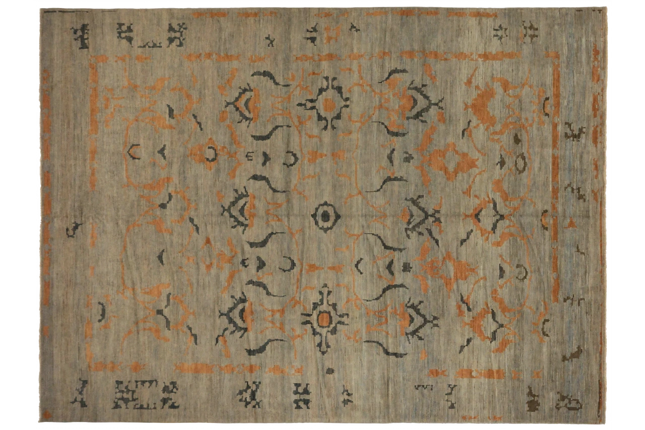 Turkey Sultanabad Transitional Rug 13973