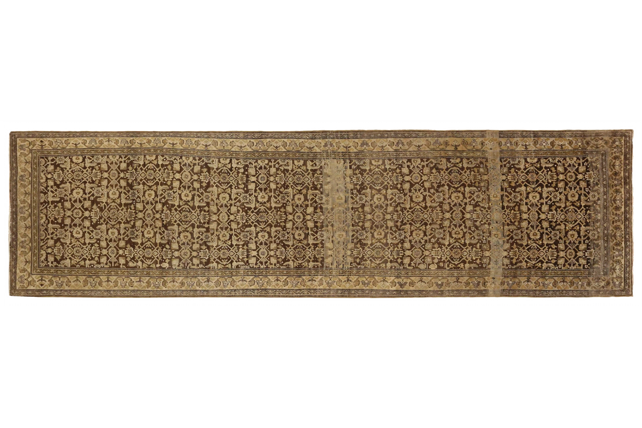 Antique Persian Malayer Transitional Rug 14036