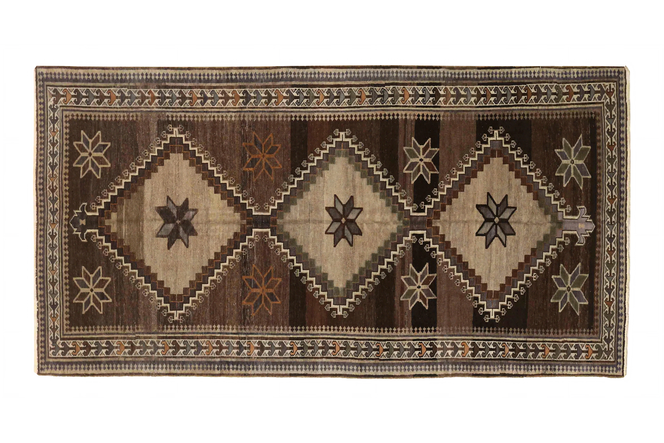 Antique Persian Malayer Transitional Rug 14103