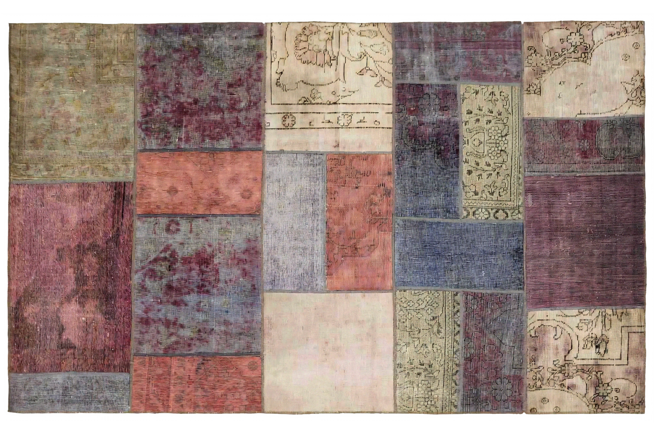 Antique Persian Transitional Rug 14931