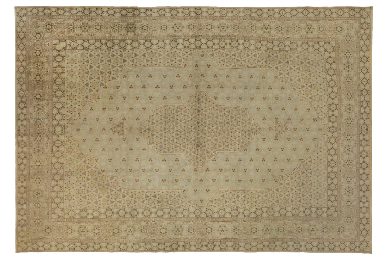 Antique Persian Kerman Transitional Rug 14986