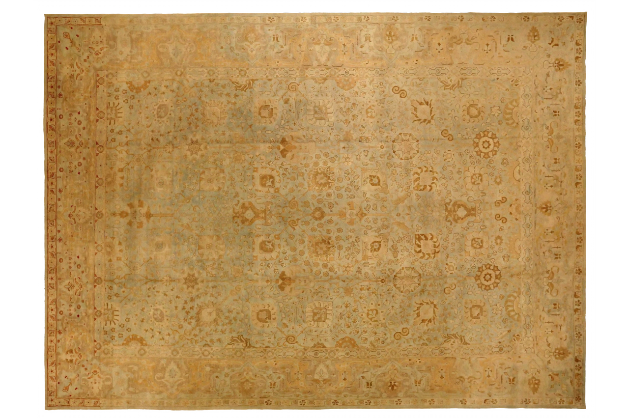 Antique Persian Tabriz Transitional Rug 15027