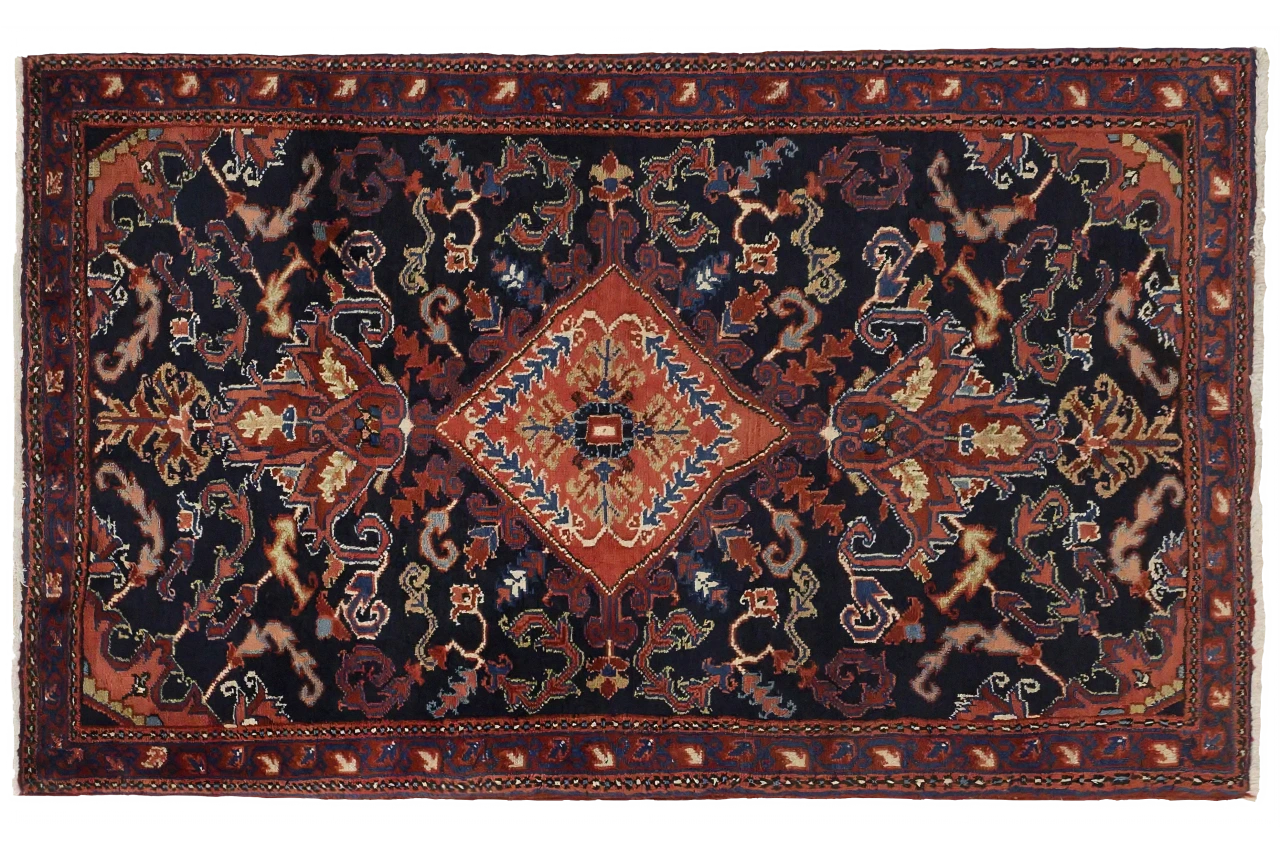 Antique Persian Heriz Traditional Rug 15141