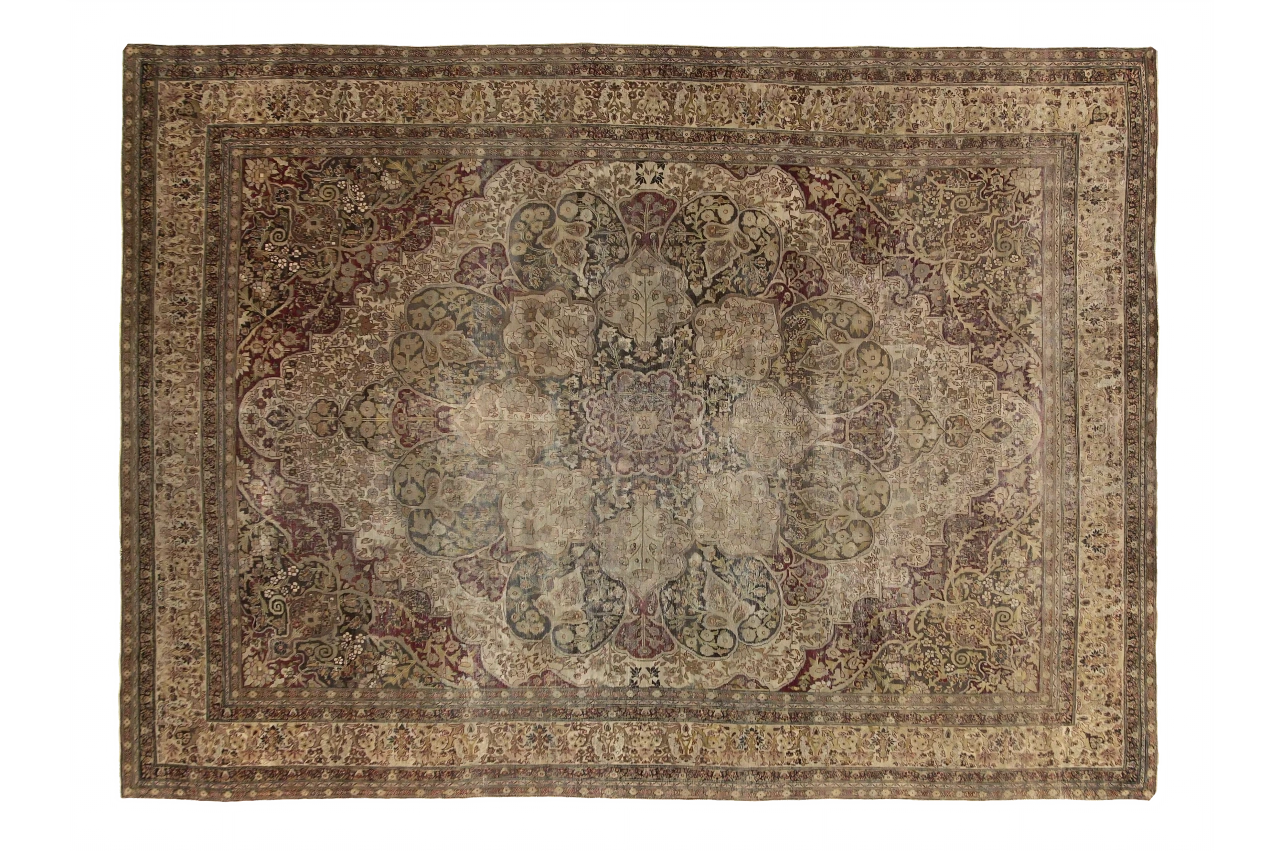 Antique Persian Transitional Rug 15447