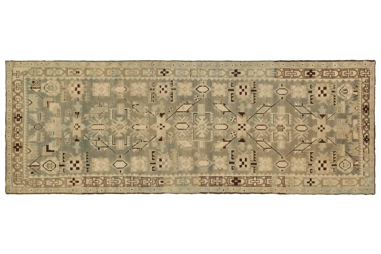 Antique Persian Malayer Transitional Rug 15462