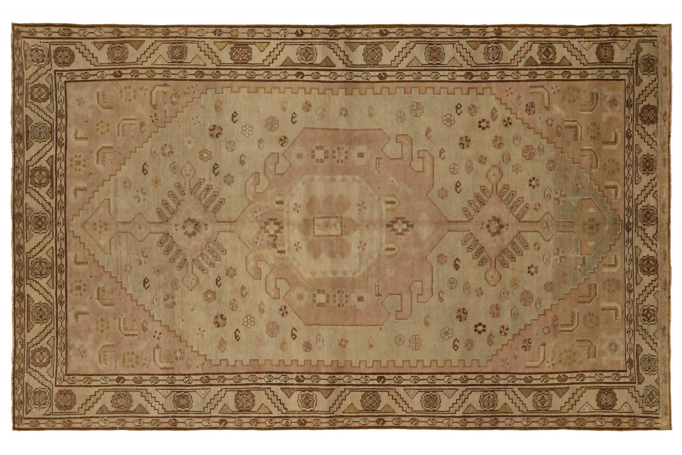 Antique Persian Azarbaijan Transitional Rug 15499