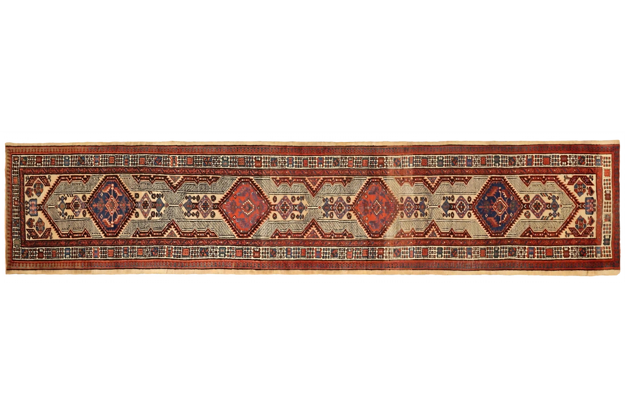 Antique Persian Sarab Traditional Rug 15504
