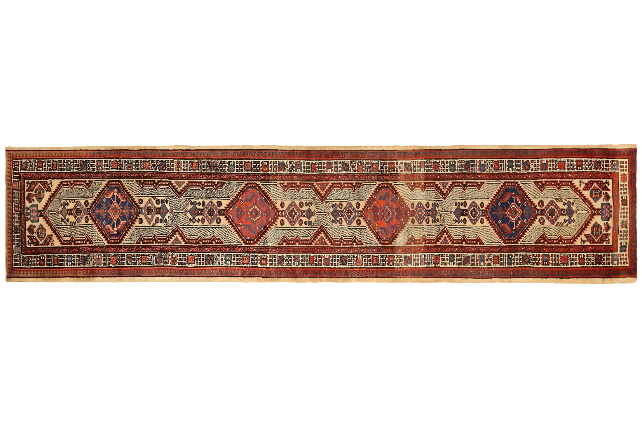 Antique Persian Sarab Traditional Rug 15504