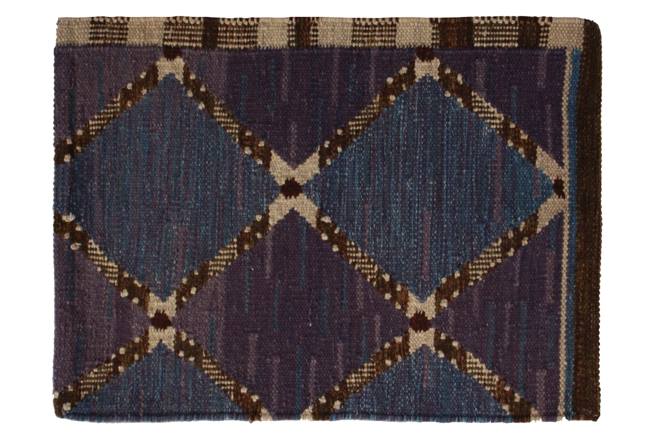 Indian Swedish Transitional Rug 15608