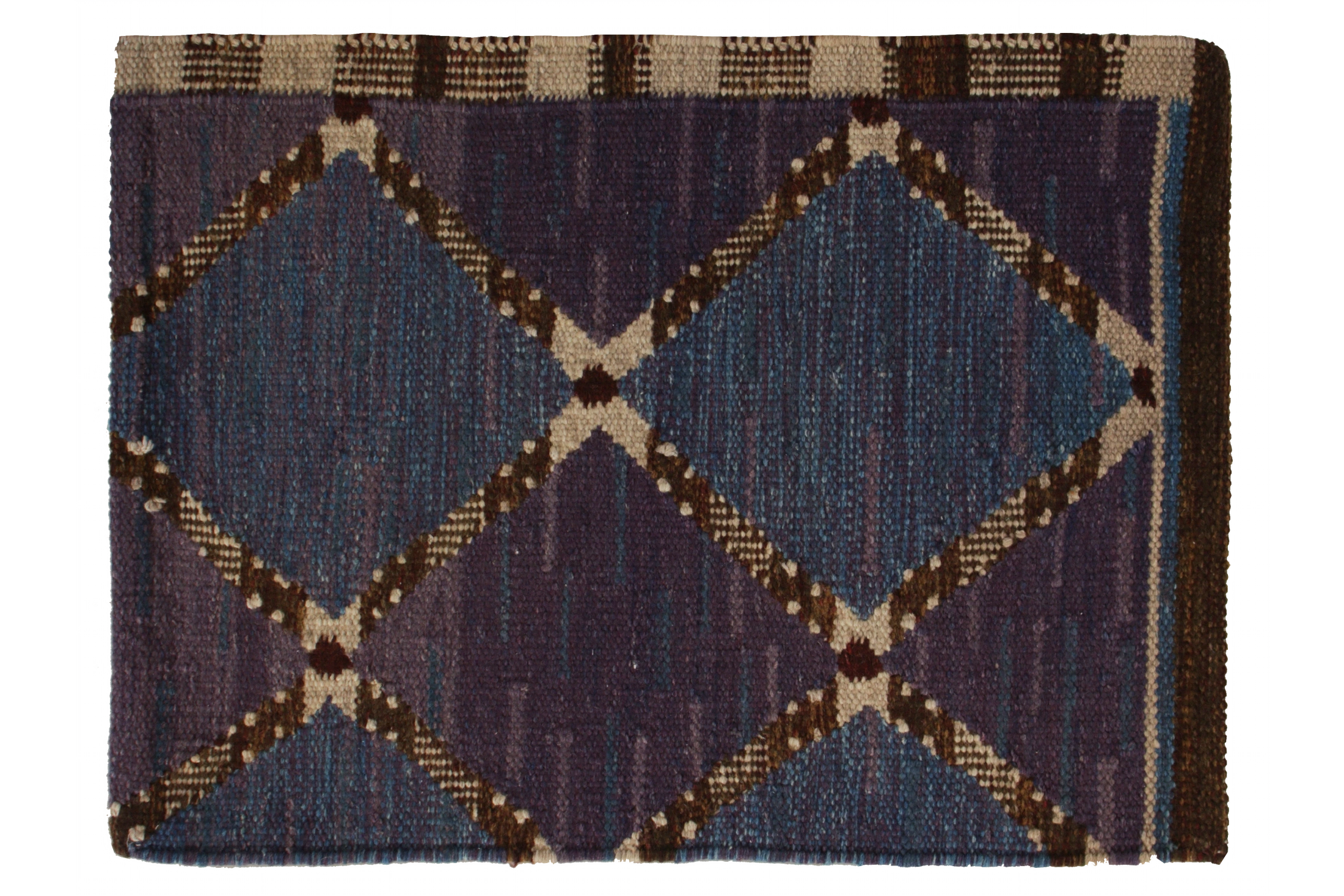 Indian Swedish Transitional Rug 15608