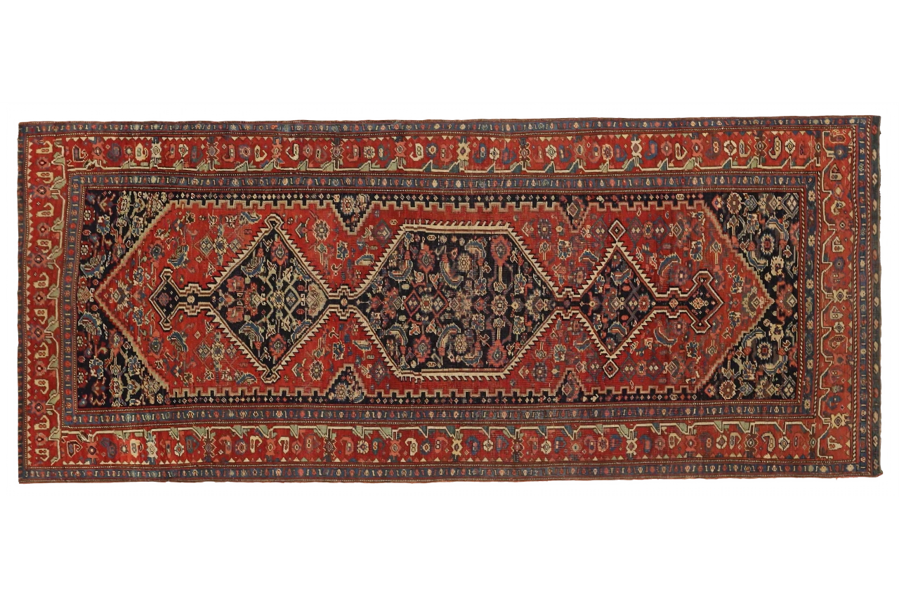 Antique Persian Bijar Traditional Rug 15674