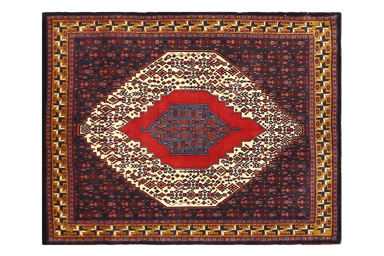 Antique Persian Bijar Traditional Rug 15823
