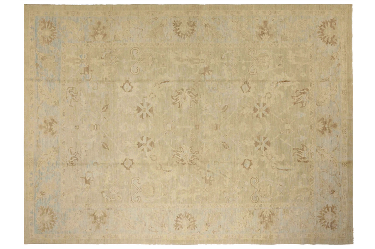 Afghanistan Oushak Transitional Rug 15880