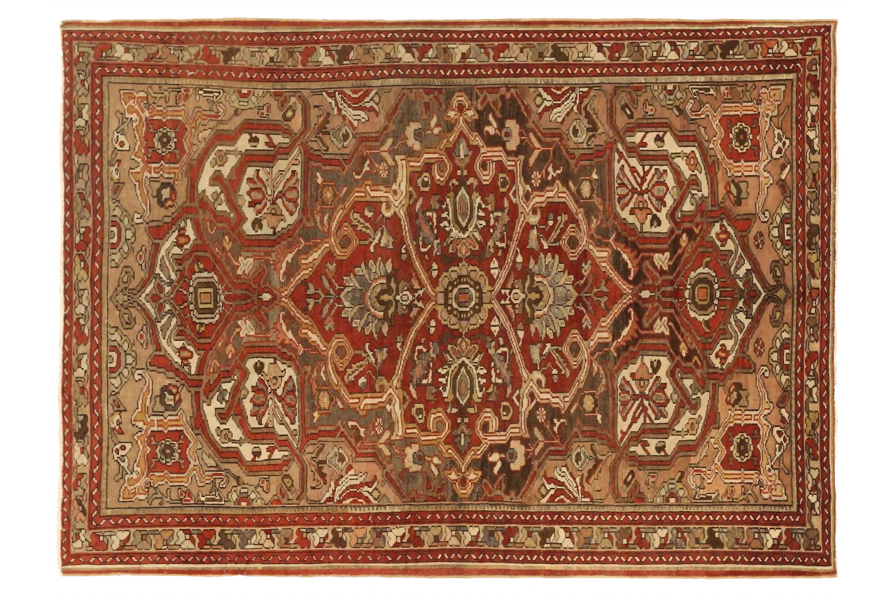 Antique Persian Bakhtiar Traditional Rug 16064
