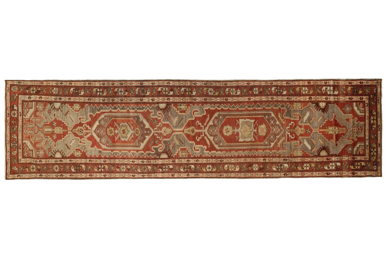 Antique Persian Malayer Transitional Rug 16069