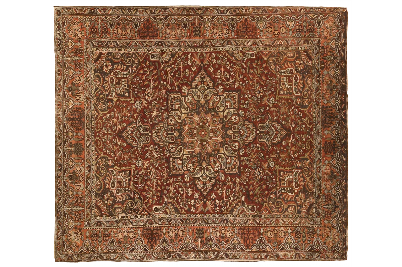 Antique Persian Bakhtiar Traditional Rug 16074