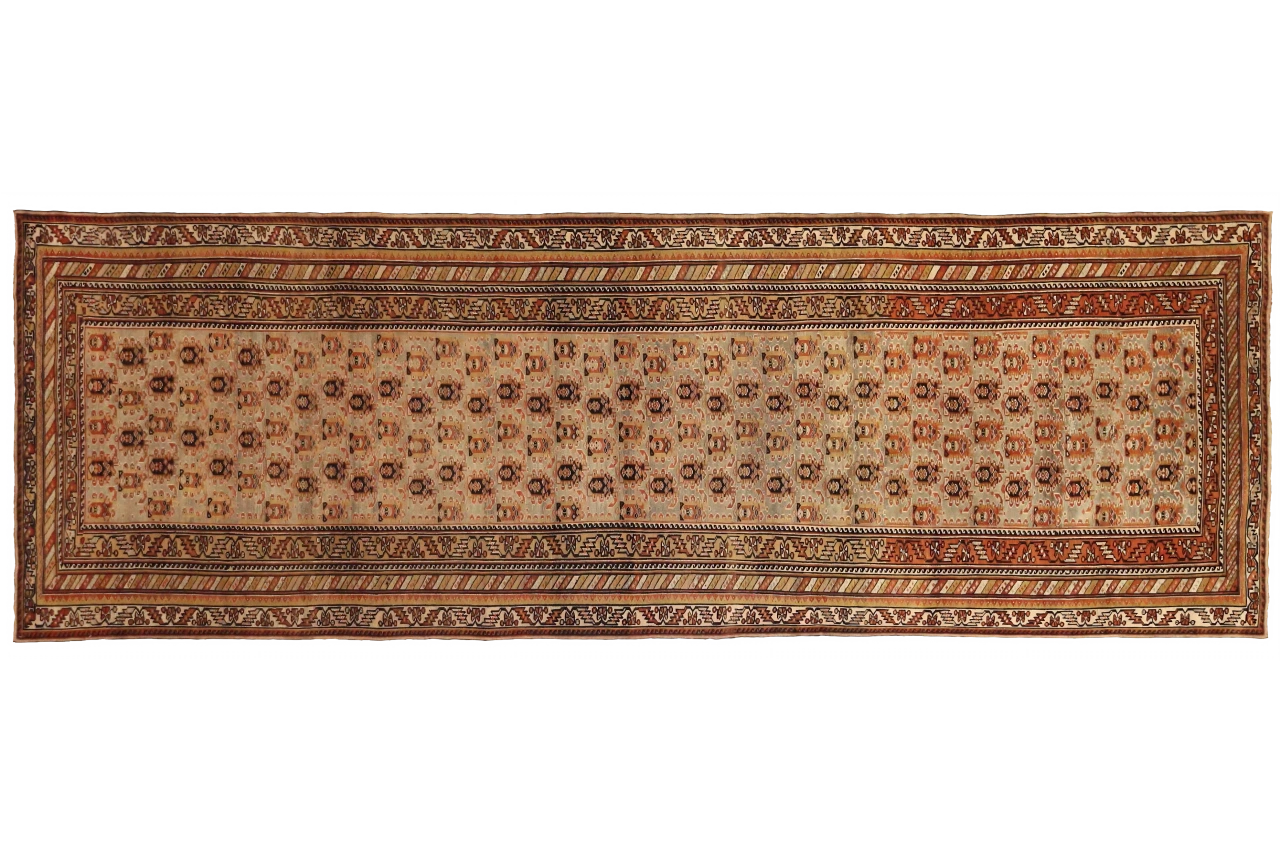 Antique Persian Varamin Transitional Rug 16091