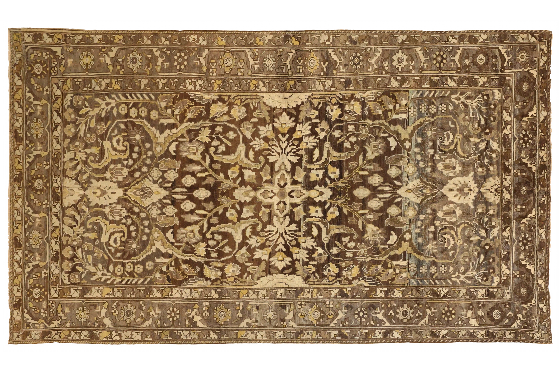 Antique Persian Bakhtiar Transitional Rug 16104