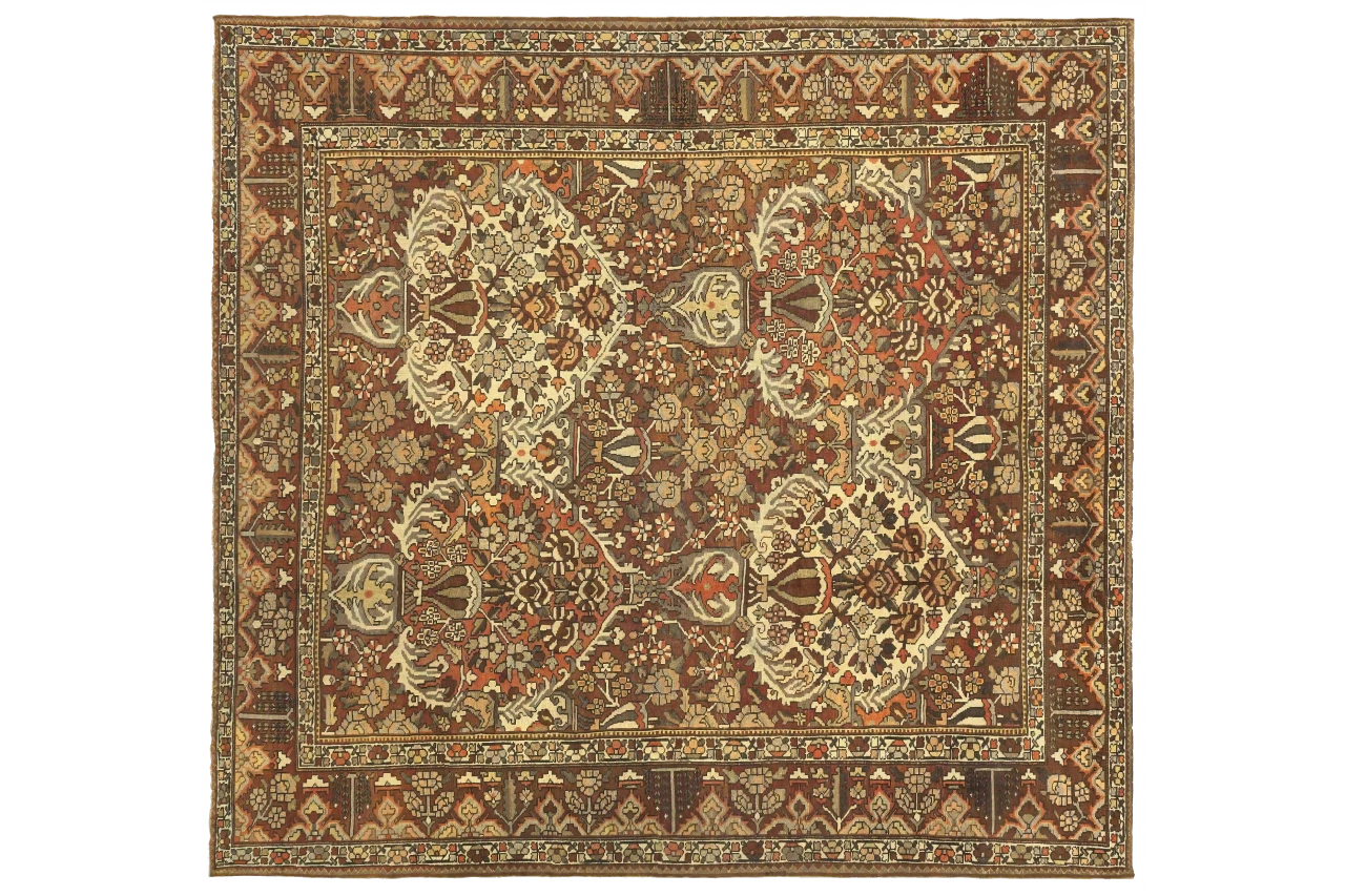 Antique Persian Bakhtiar Transitional Rug 16106