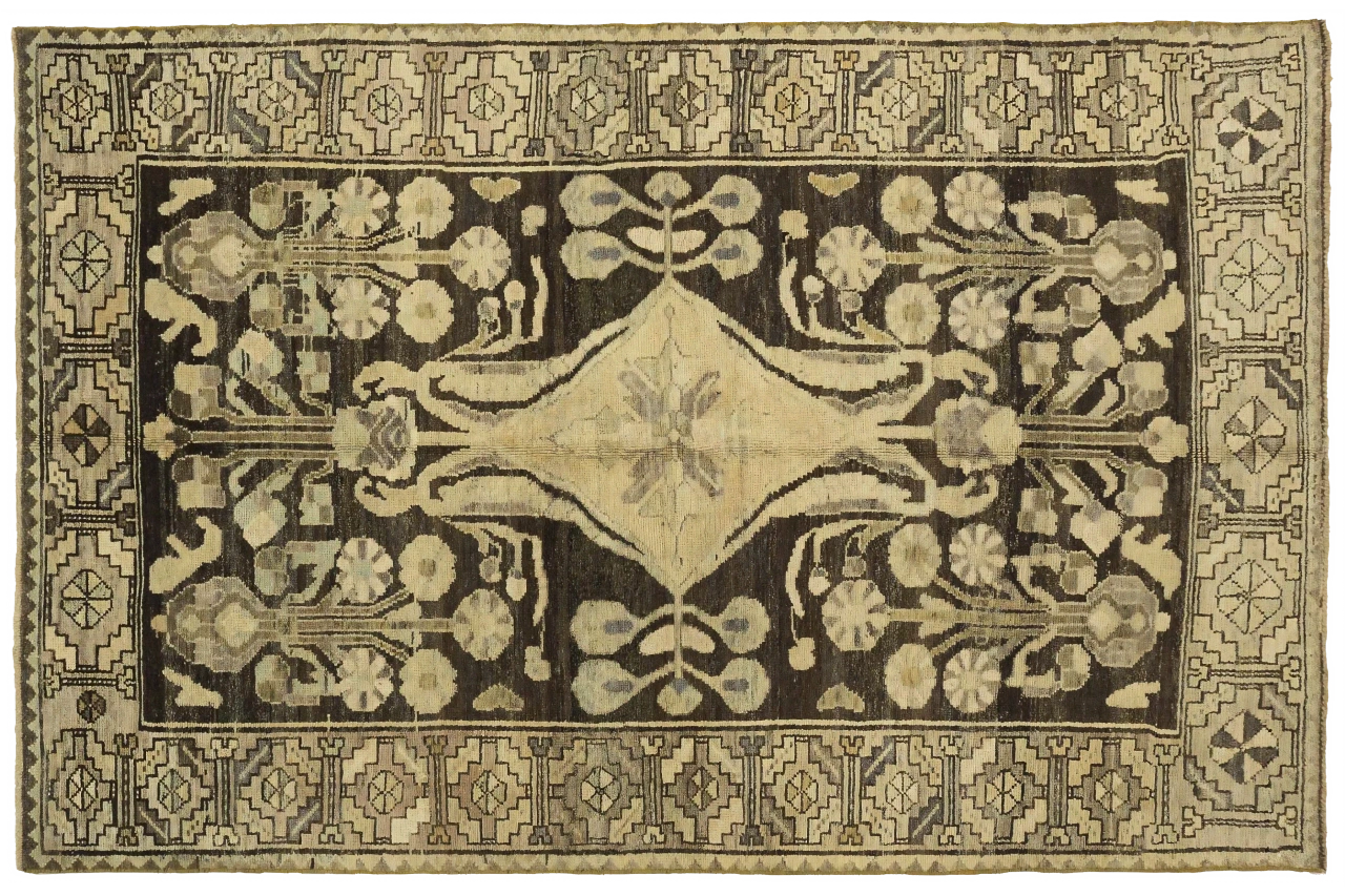 Antique Persian Malayer Transitional Rug 16168