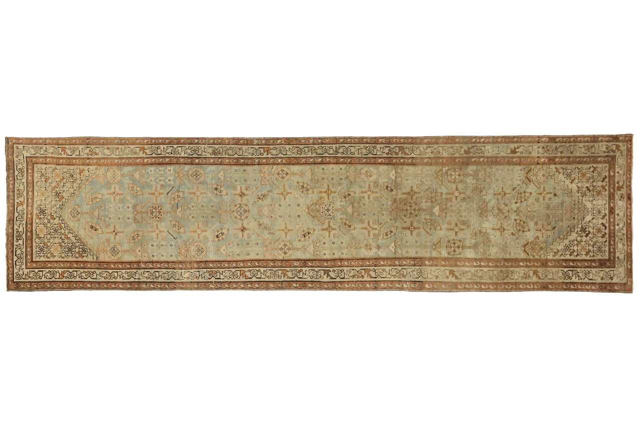 Antique Persian Malayer Transitional Rug 16169