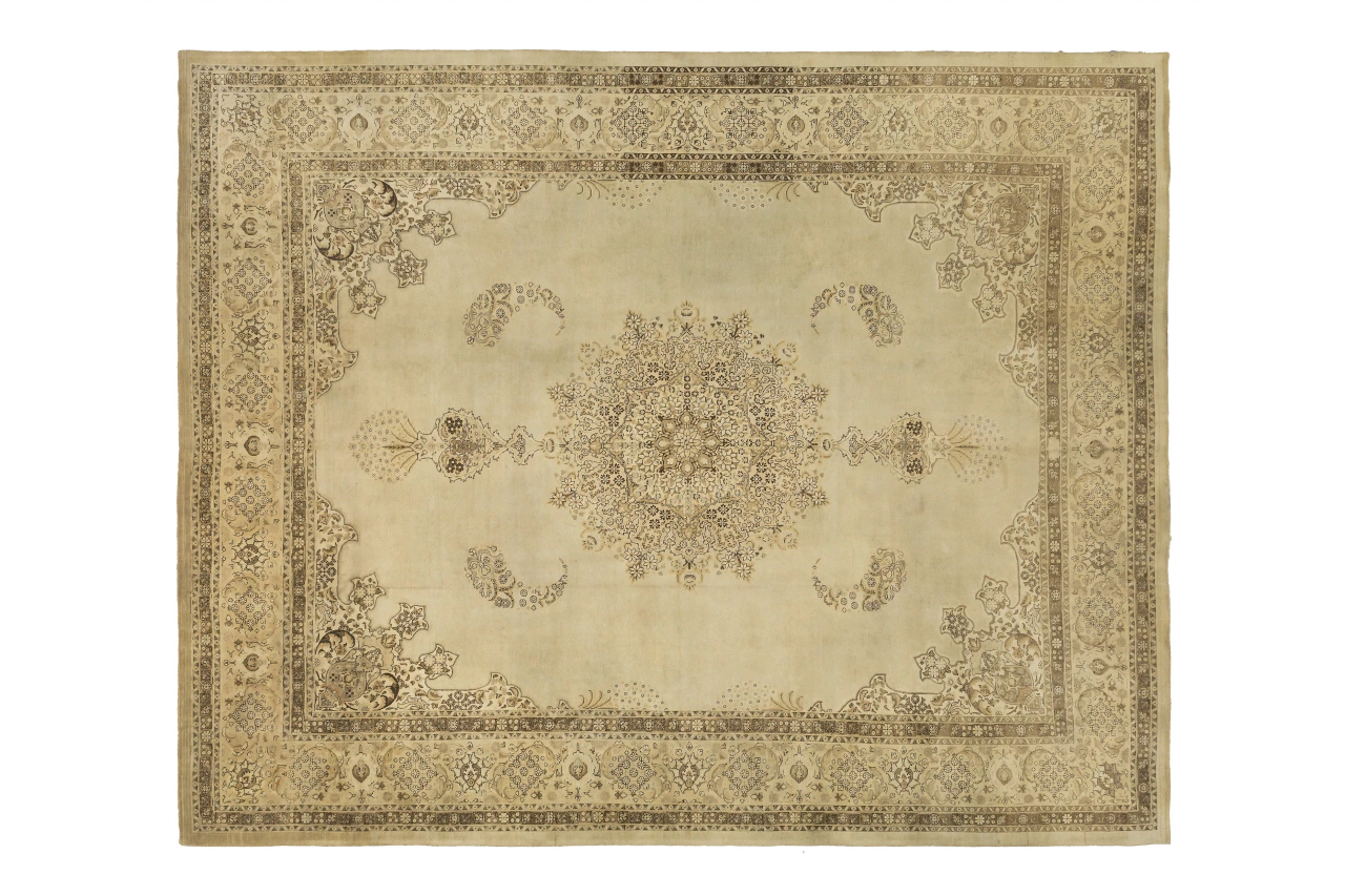 Antique Persian Tabriz Transitional Rug 16199