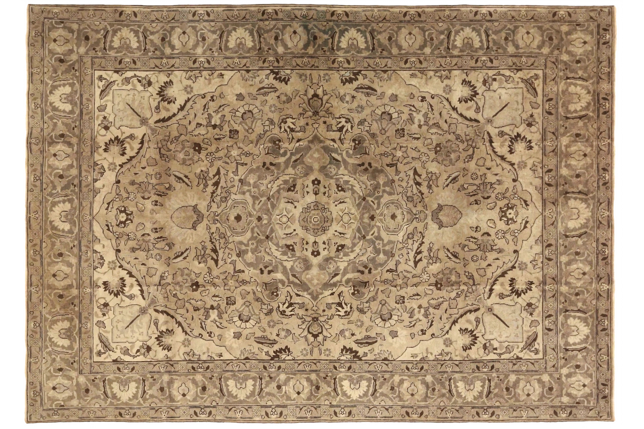 Antique Persian Tabriz Transitional Rug 16298