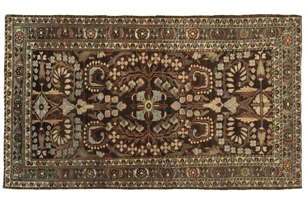 Antique Persian Hamadan Transitional Rug 16306