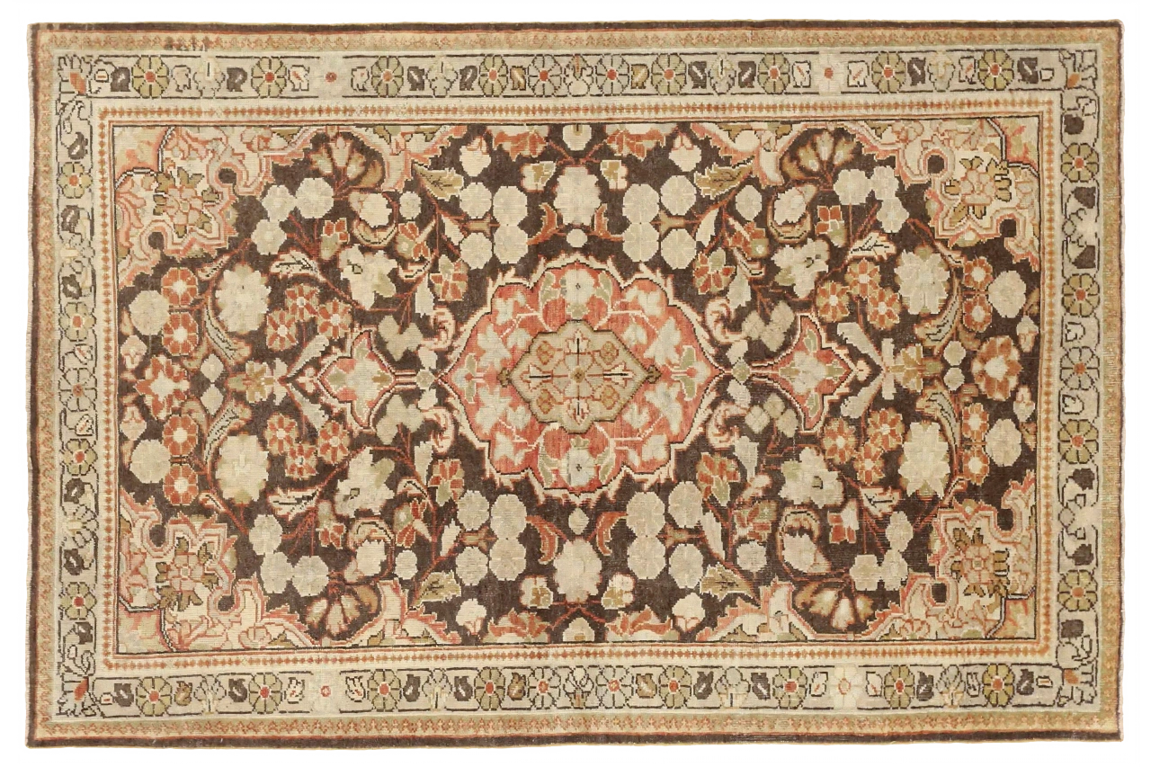 Antique Persian Sultanabad Transitional Rug 16309