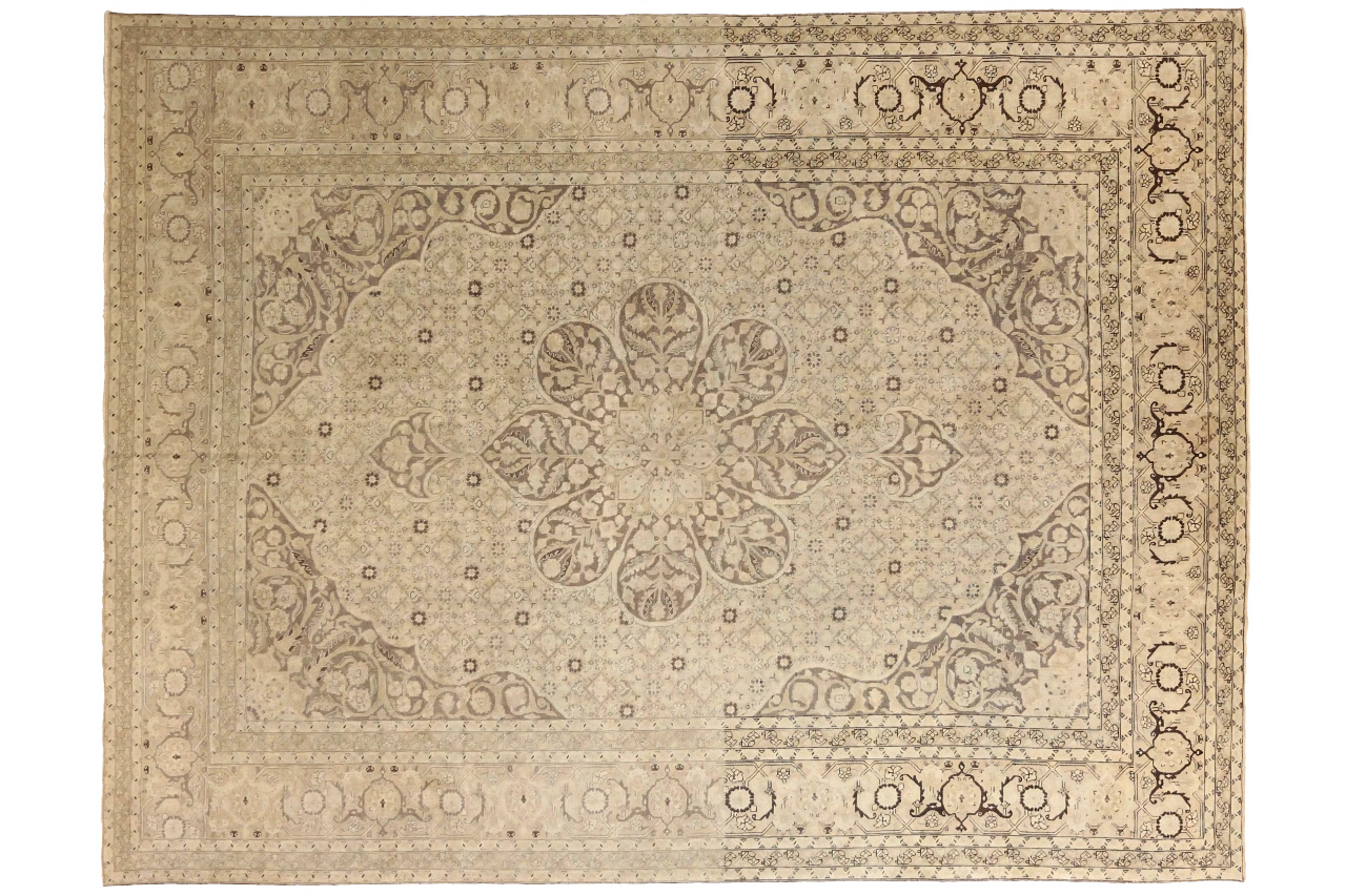 Antique Persian Tabriz Transitional Rug 16319