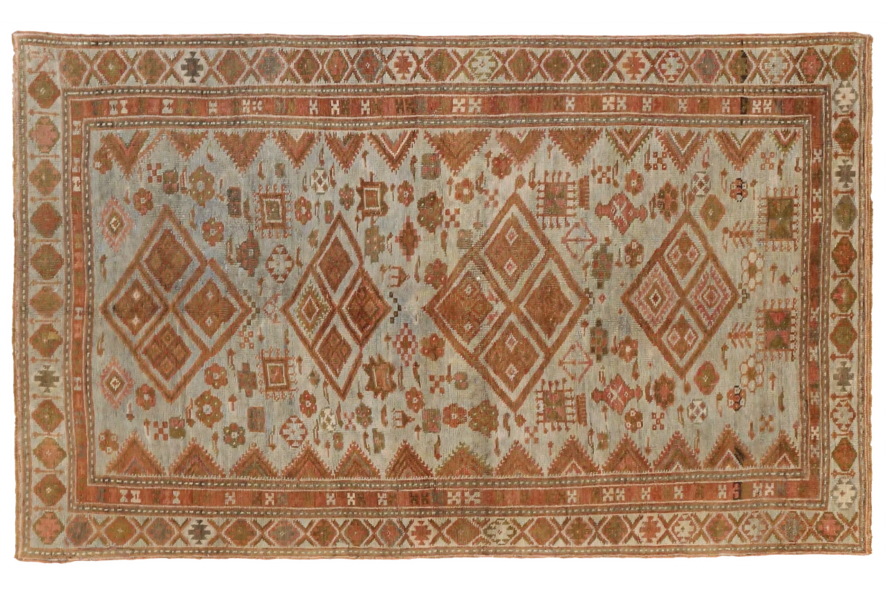 Antique Persian Bijar Transitional Rug 16321