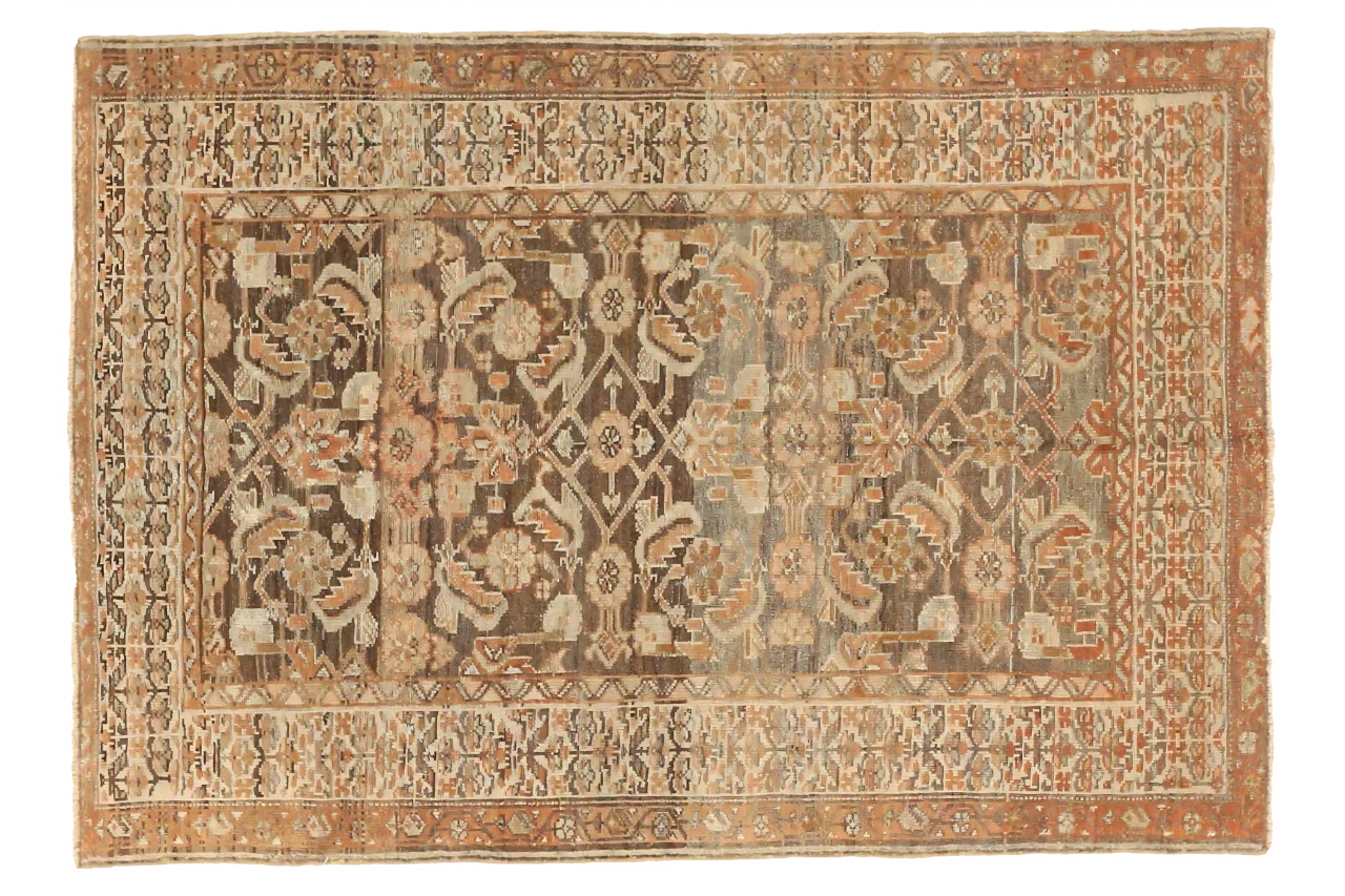 Antique Persian Malayer Transitional Rug 16344