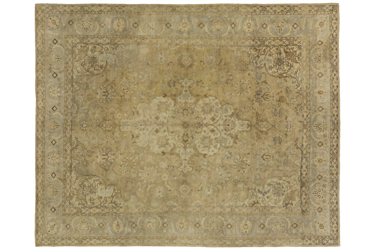 Antique Persian Tabriz Transitional Rug 16381