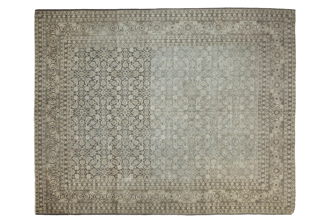 Antique Persian Tabriz Transitional Rug 16384