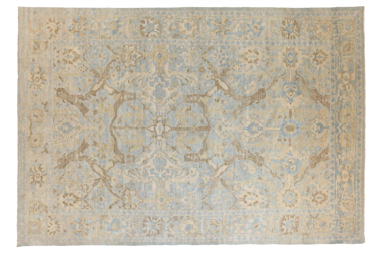 Persian Sultanabad Transitional Rug 16386