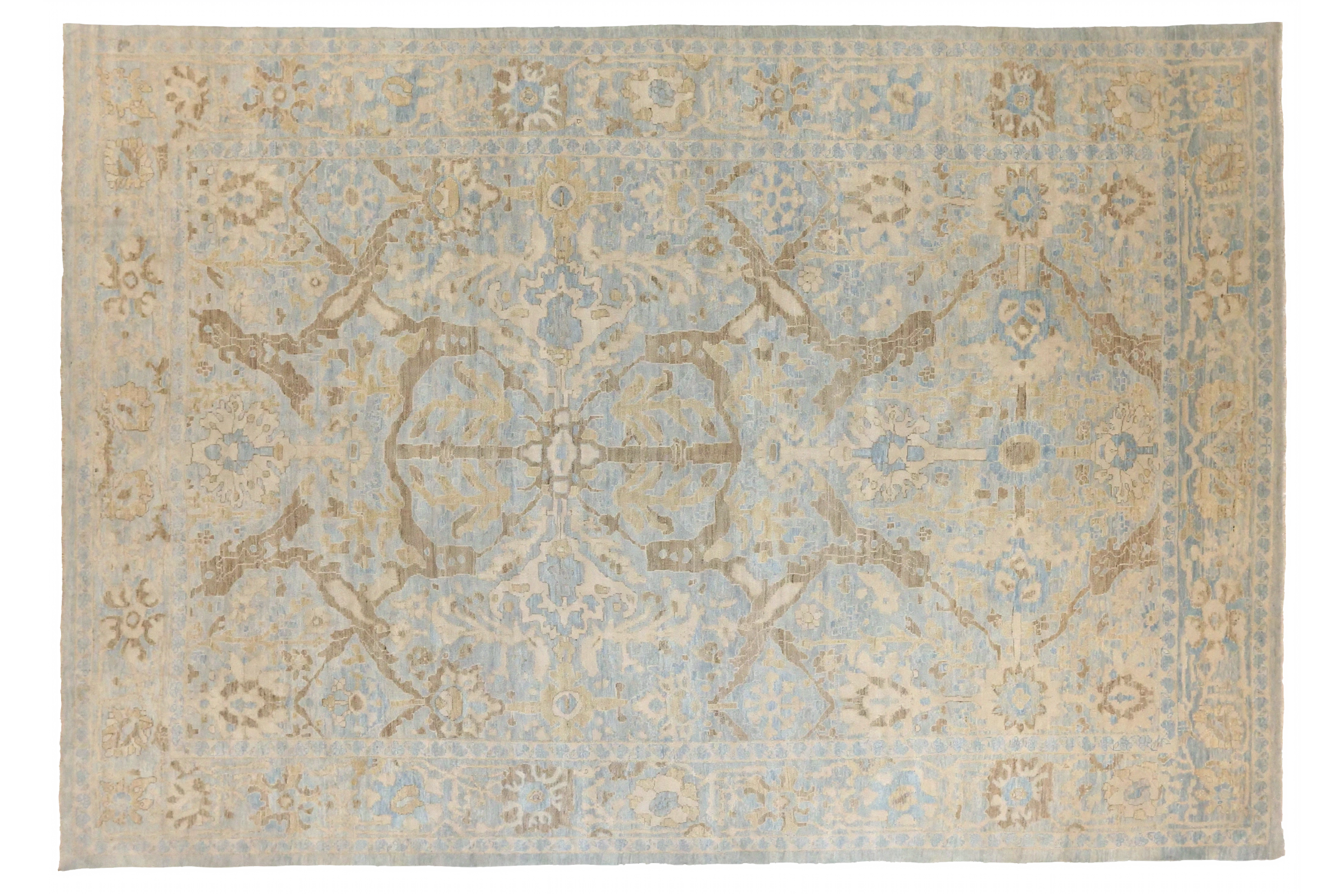 Persian Sultanabad Transitional Rug 16386