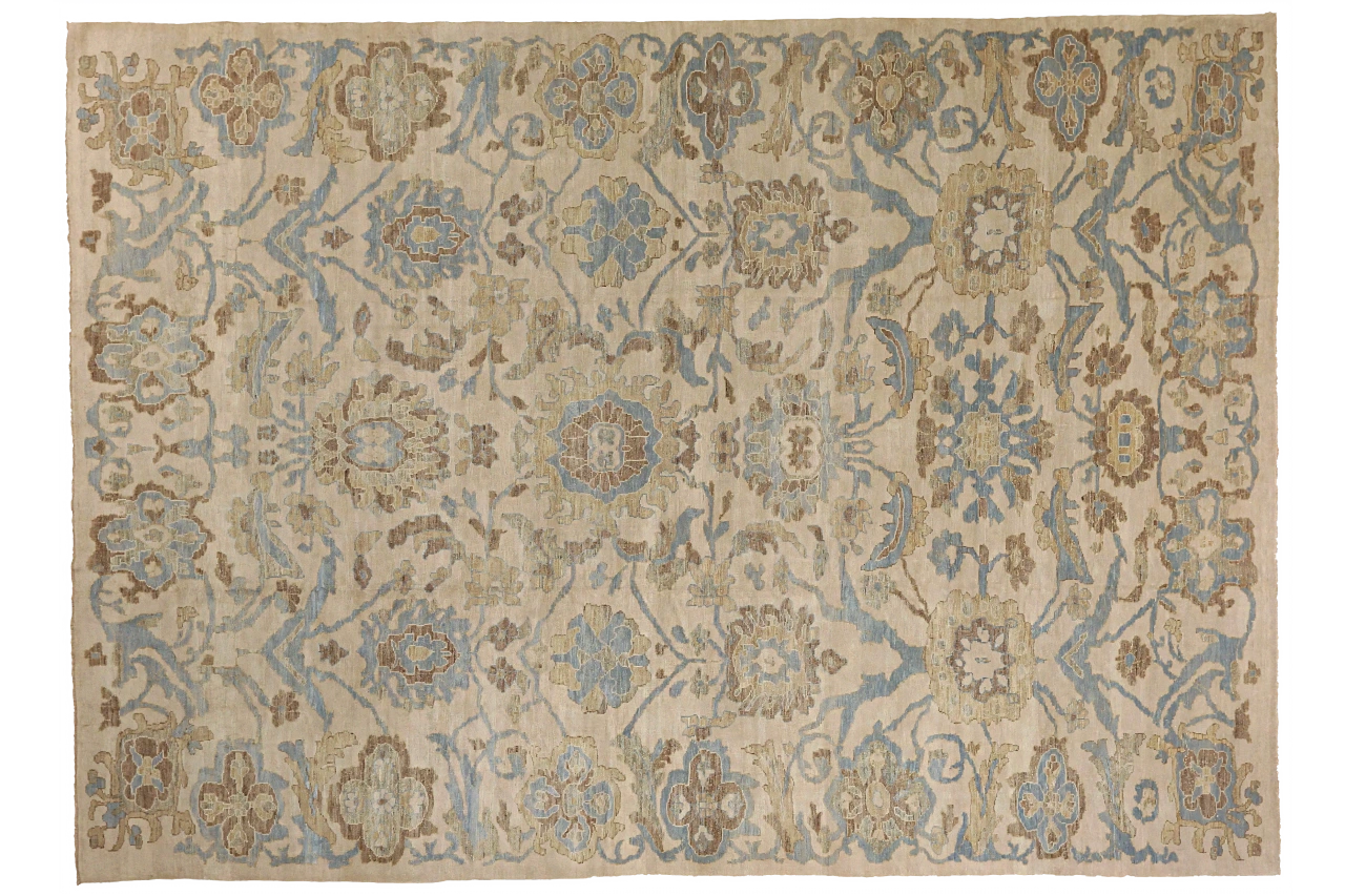 Persian Sultanabad Transitional Rug 16406