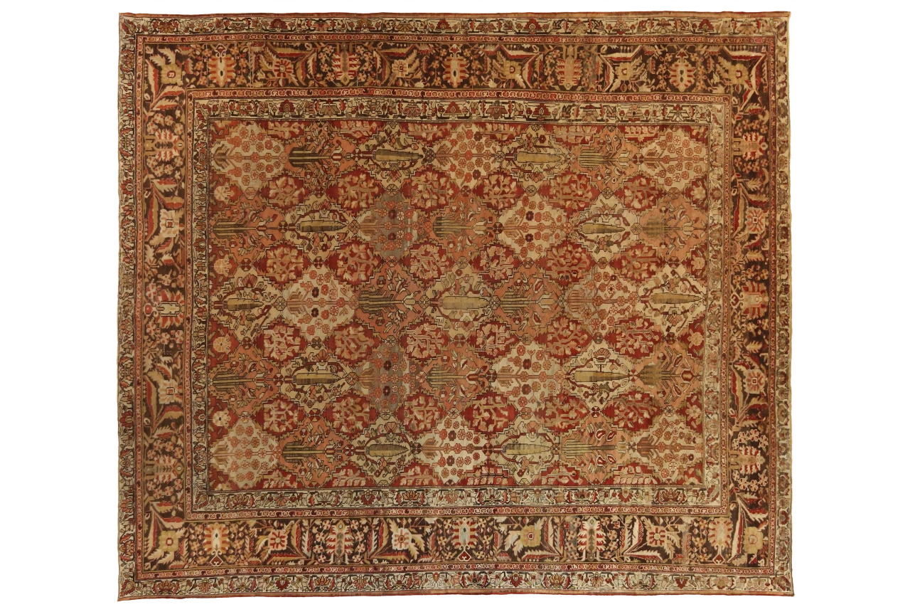 Antique Persian Bakhtiar Traditional Rug 16421