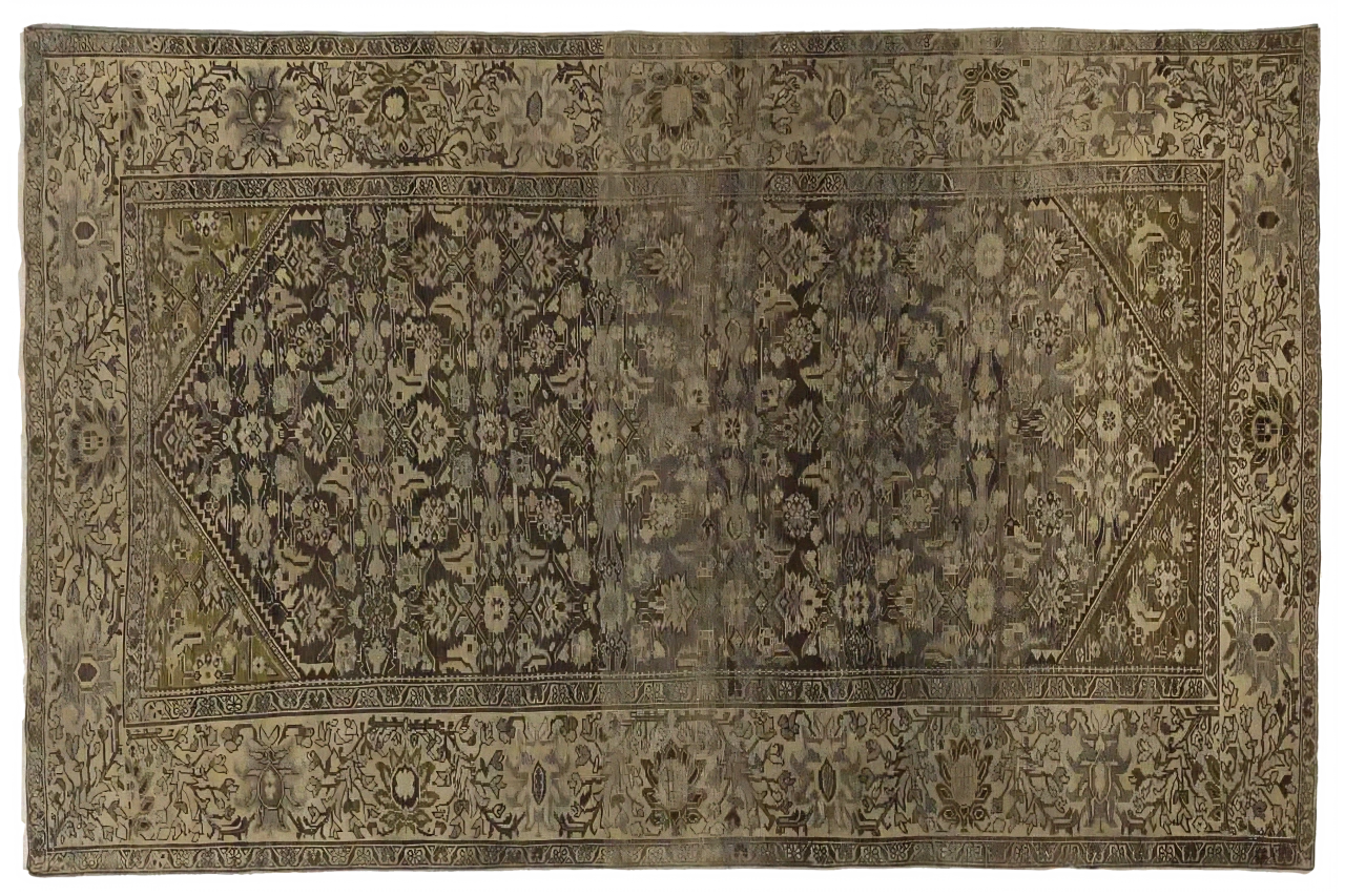 Antique Persian Malayer Transitional Rug 51846