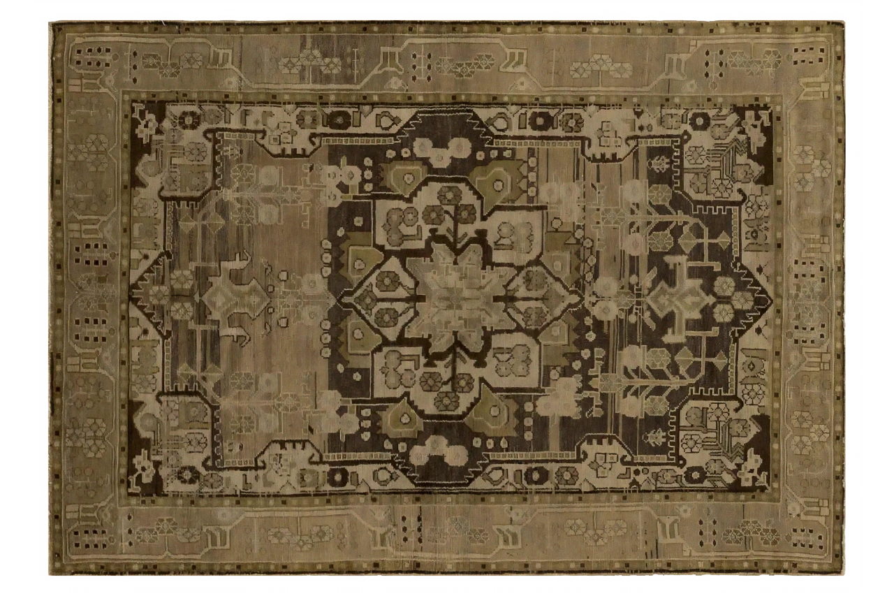 Antique Persian Malayer Transitional Rug 51857