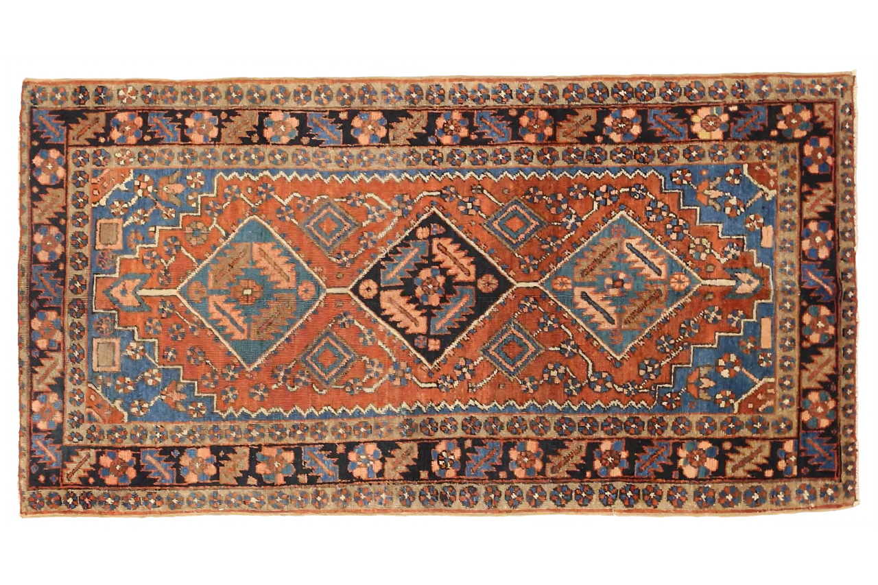 Antique Persian Heriz Transitional Rug 51858